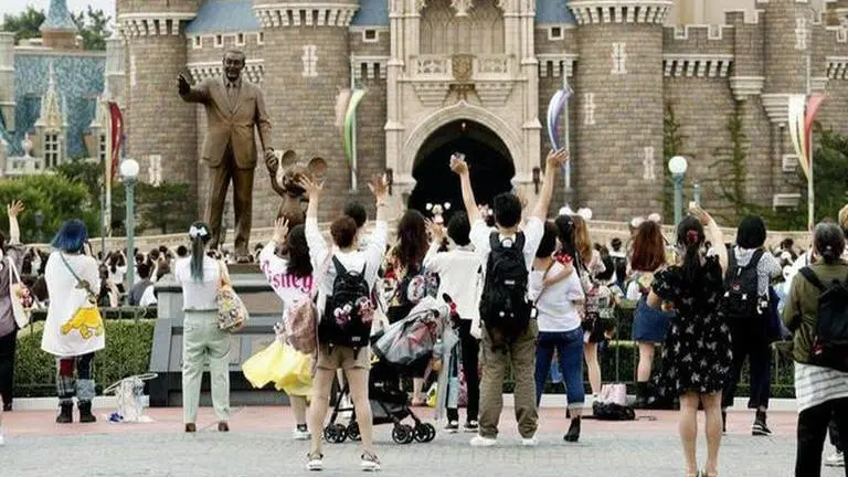 Watch | Tokyo's Disneyland visitors take shelter as strong quake of 6.2 magnitude hits Disney Land