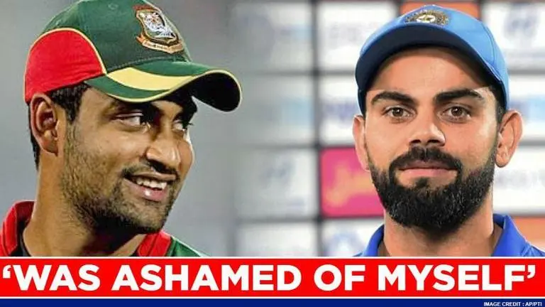 Tamim Iqbal admits 'feeling ashamed' of himself looking at Virat Kohli's training regime Tamim Iqbal