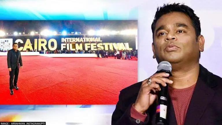 AR Rahman gets honoured at 43rd CIFF for creative contribution in music and cinema AR Rahman, Cairo International Film Festival, AR Rahman honoured at CIFF