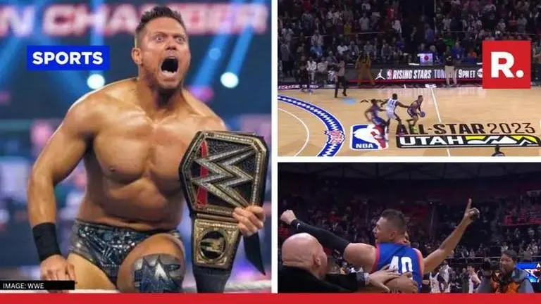 WATCH | WWE superstar The Miz nails an insane half-court shot in NBA All-Star Celebrity Game The Miz