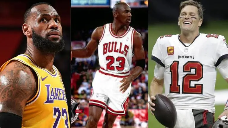 Tom Brady, Michael Jordan, LeBron James compete for GOAT title amongst US masses Tom Brady