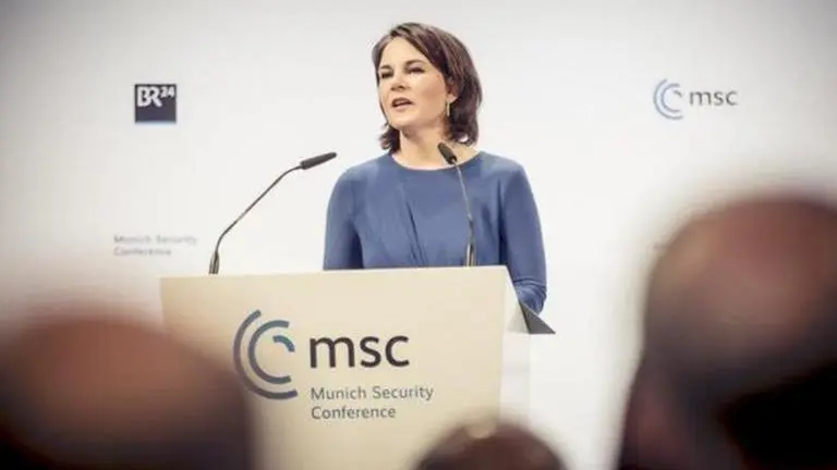 At Munich, Germany's Annalena Baerbock says 'not a Ukraine crisis, this is Russia crisis' Munich