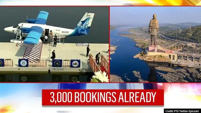 After PM Modi inaugurates India's first seaplane service, SpiceJet gets 3000 bookings Seaplane service