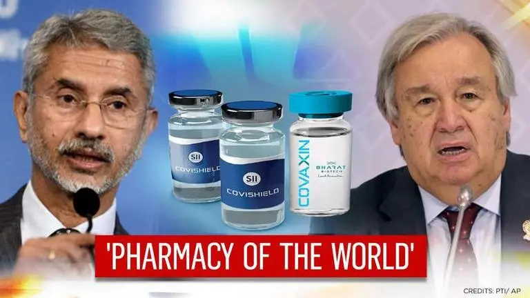 'UN can count on Pharmacy of World to overcome COVID-19'; says EAM as Guterres hails India Jaishankar