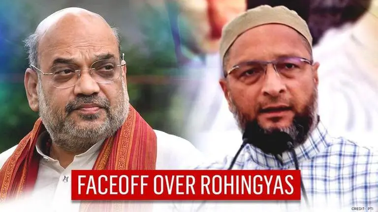 Shah responds to Owaisi's dare, challenges him to write letter for removal of Rohingyas Asaduddin Owaisi