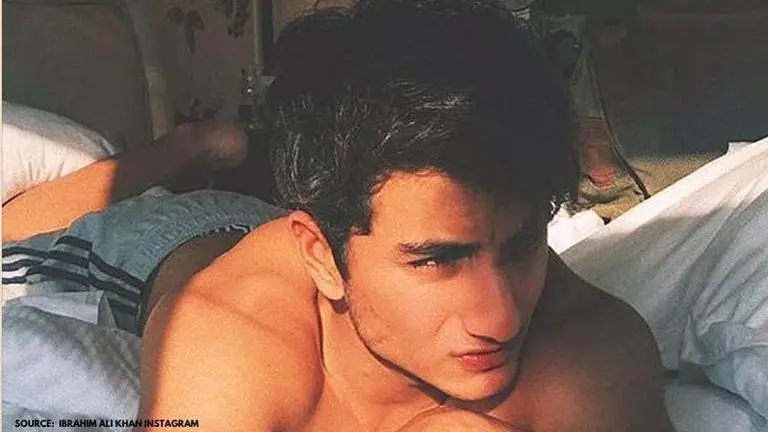 Ibrahim Ali Khan shares pic of relaxing in pool, pens Winston Churchill's quote on 'hell' Ibrahim Ali Khan