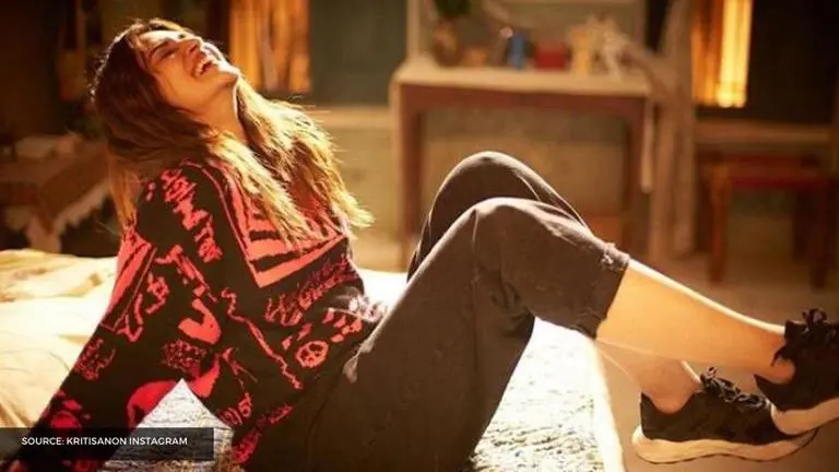 Kriti Sanon gives fans a sneak-peek as she posts BTS of her films on social media Kriti Sanon