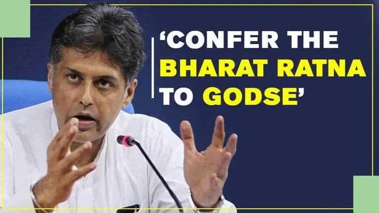 Manish Tewari slams 'Bharat Ratna for Savarkar' pitch, invokes Godse Manish Tewari