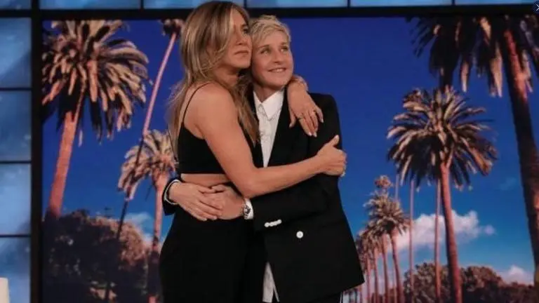 Jennifer Aniston says she was 'emotional' filming last episode of 'Ellen DeGeneres show' jennifer aniston