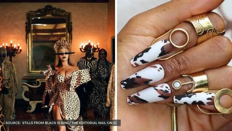 Beyonce's 'Black is King' inspires artists to create new nail art designs; check out posts Beyonce's Black Is King
