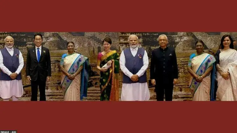 G20 Dinner: International delegates embrace Indian attire, Japan First Lady dons a saree G20 Dinner