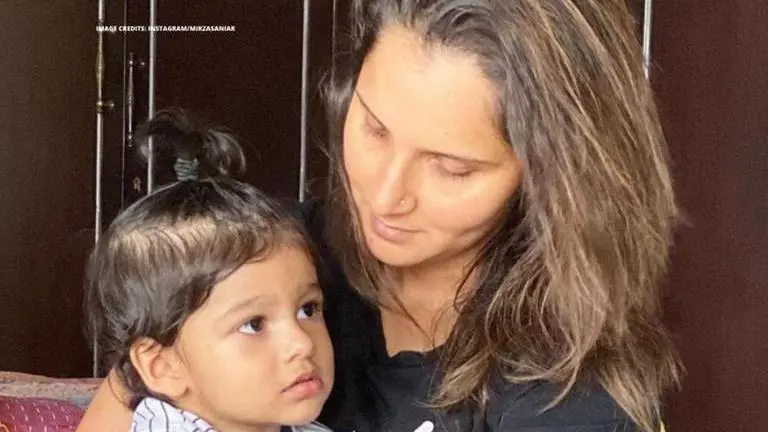 Sania Mirza teases brother-in-law Asad 'Khaalu' through son Izhaan, Hardik Pandya reacts Sania Mirza