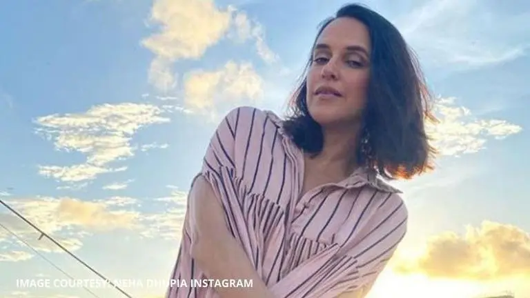 Neha Dhupia's 'work mode' video features her in a happy and content mood; See here Neha Dhupia