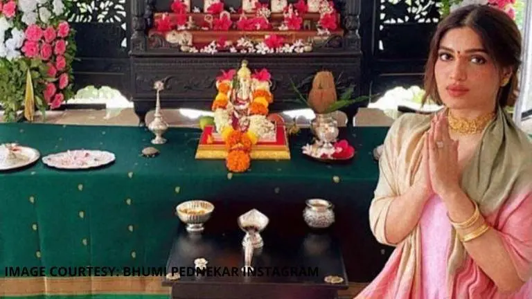 Bhumi Pednekar's Ganesh Chaturthi celebrations at home include virtual aarti; See posts Bhumi Pednekar