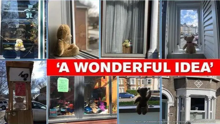 COVID-19: Teddy bear hunt game to keep kids engross amid lockdown