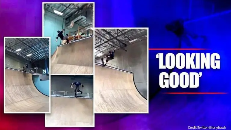 Tony Hawk shares video of first skateboarding session since finger rearrangement | Watch Tony Hawk