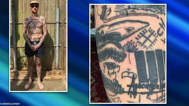 UK man has been tattooing himself every day since lockdown began, see pics UK man