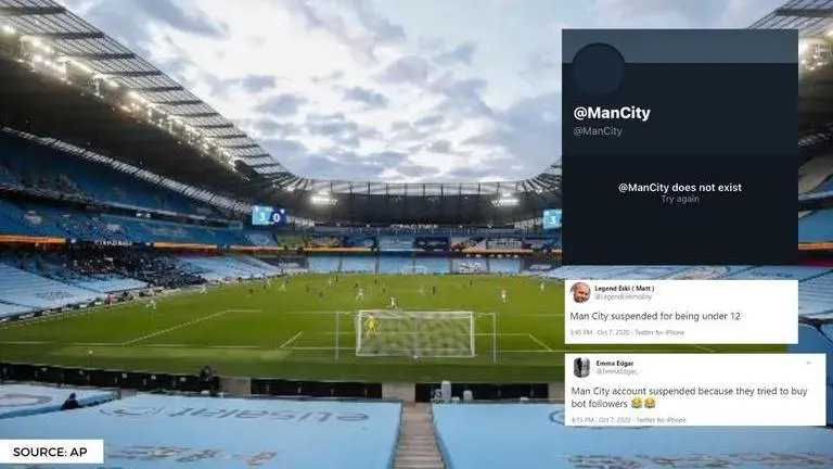 Man City Twitter account SUSPENDED, club confirm it's not a hack: Report man city