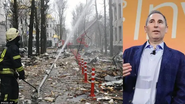 Amazon pledges to extend logistics and cybersecurity assistance to war-hit Ukraine Russia Ukraine war