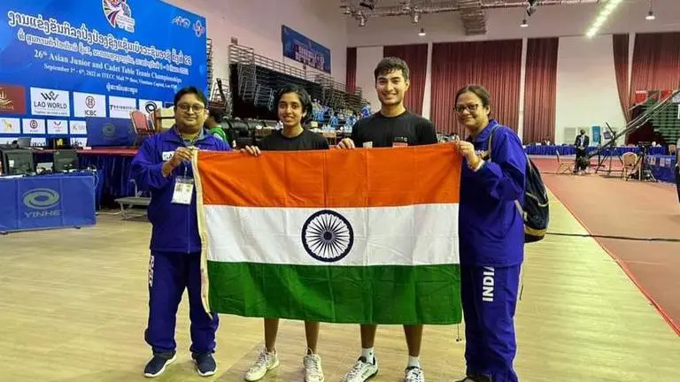 Payas Jain-Yashaswini Ghorpade pair wins gold at Asian Junior TT
