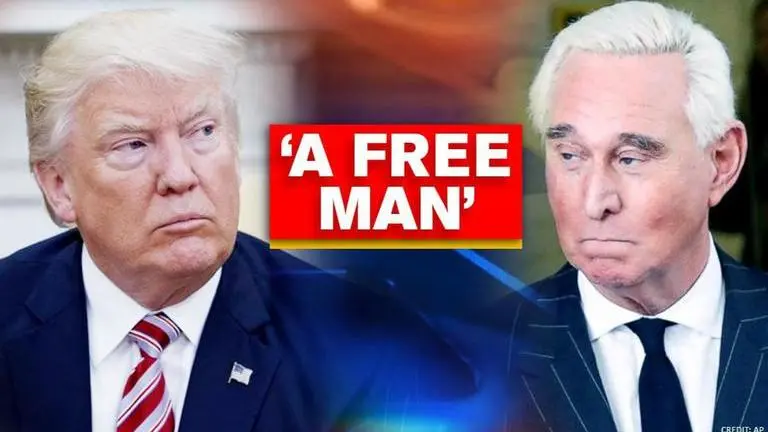 'A victim of Russia Hoax': Trump commutes longtime adviser Roger Stone's prison term Trump