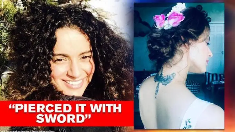 Kangana Ranaut reveals tattoo & story of its transformation; says 'glory only after pain' Kangana RanautKangana Ranaut reveals tattoo & story of its transformation, says 'glory only after pain'