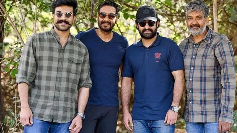 Ajay Devgn, Jr NTR reveal Ram Charan's look from 'RRR' on his b'day; fans call it powerful Ajay Devgn
