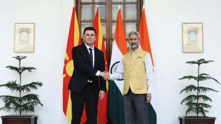 North Macedonian Minister explores potential strategic triangle with India and Greece North Macedonia’s Minister of Foreign Affairs Bujar Osmani meets Indian Foreign Minister S Jaishankar.
