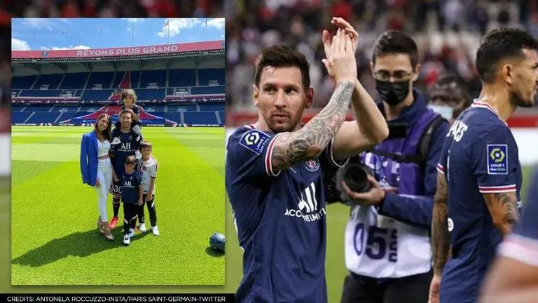 Lionel Messi enrolls sons Thiago & Mateo in PSG academy after transfer from Barcelona Lionel Messi