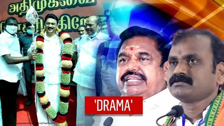 Stalin slammed by AIADMK & BJP for posing with 'Vel'; NDA allies call out DMK's 'Atheism' Stalin