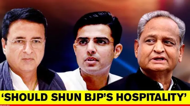 Congress makes offer to Pilot & Rajasthan MLAs: Shun BJP's hospitality, let's hold talks Congress