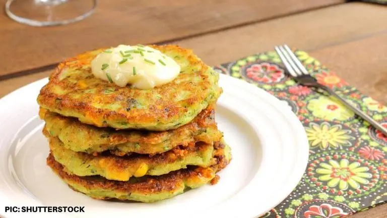 Zucchini and Corn Patty recipe