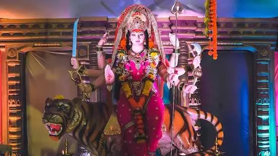 Goddess Durga idol