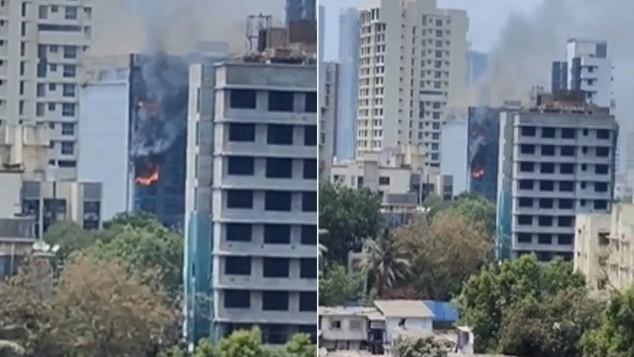 Mumbai: Fire Breaks Out at Multi-Storey Building In Malad