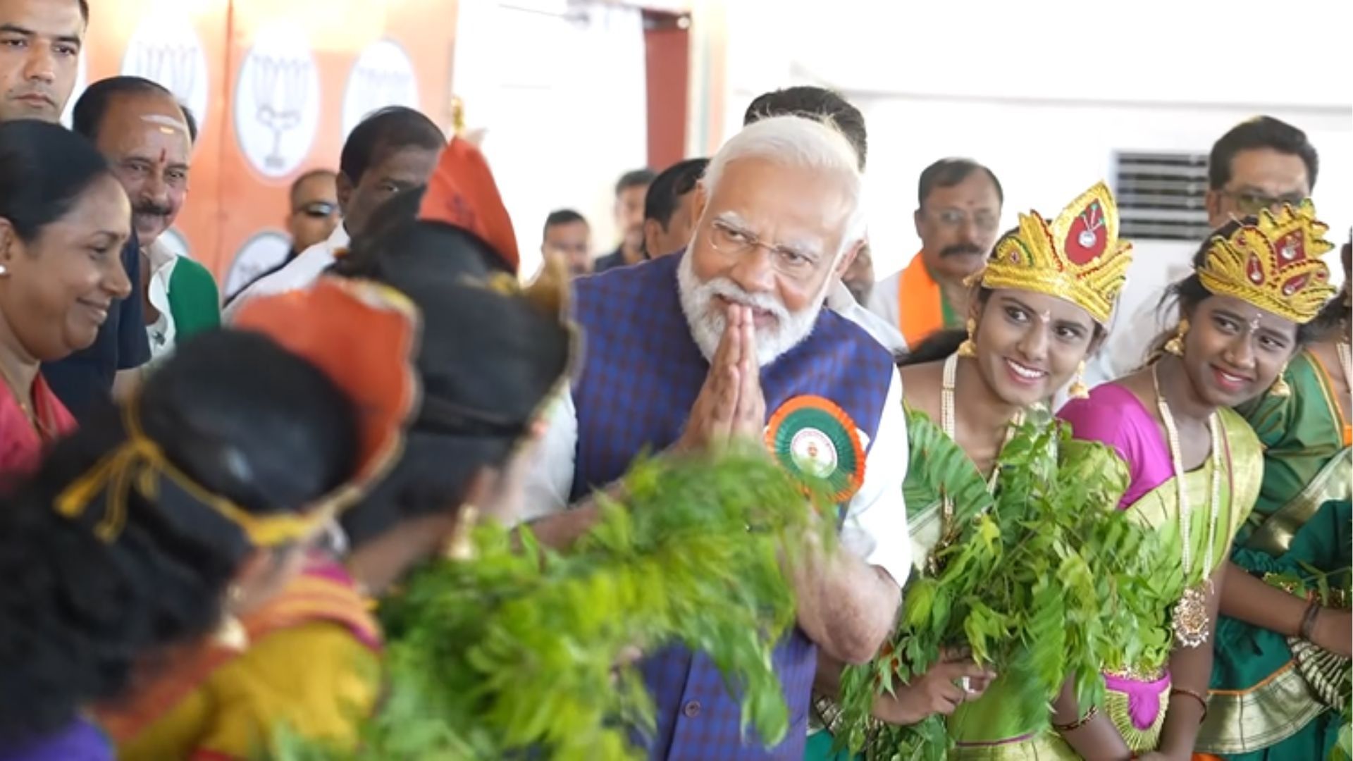 ‘11 Shakti Ammas’ Share Special Moment With PM Modi In Tamil Nadu Amid