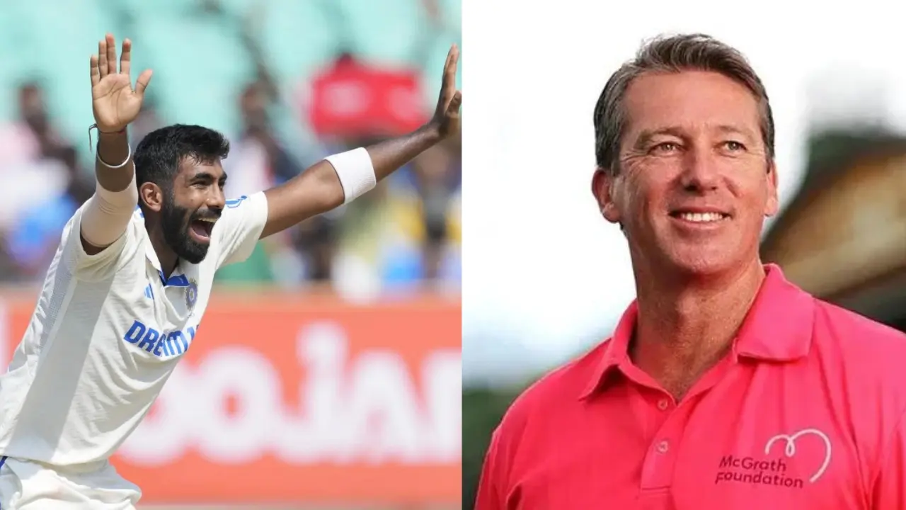 Jasprit Bumrah and Glenn McGrath
