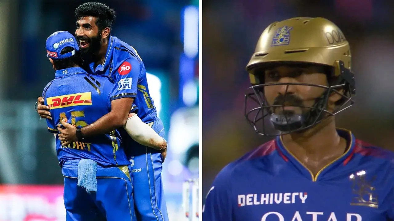 Dinesh Karthik's dashing innings cleans the damage done by Jasprit Bumrah's 5-fer during MI vs RCB MI vs RCB