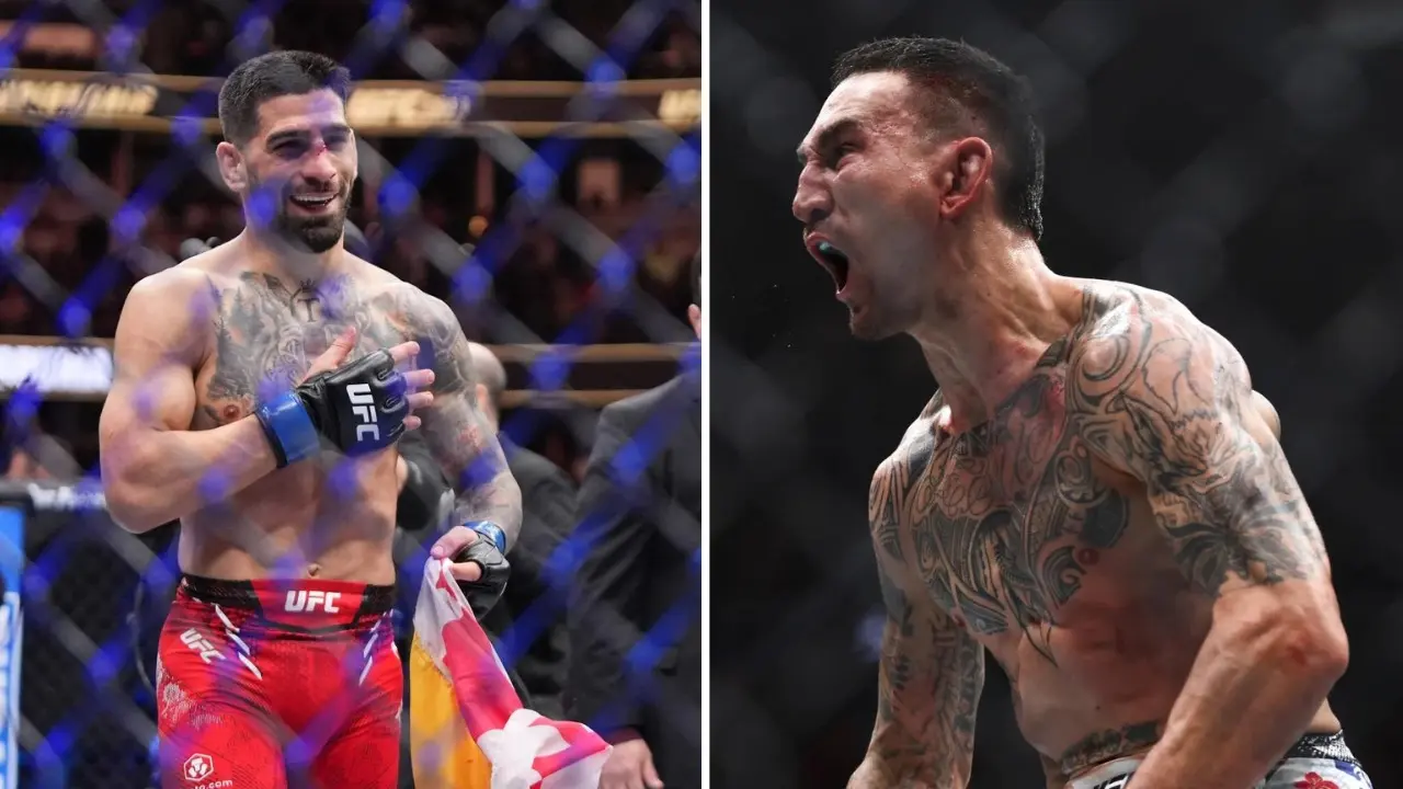 Max Holloway reacts to UFC champion Ilia Tapuria's massive claim of taking 'your lights out' Ilia Topuria vs Max Holloway
