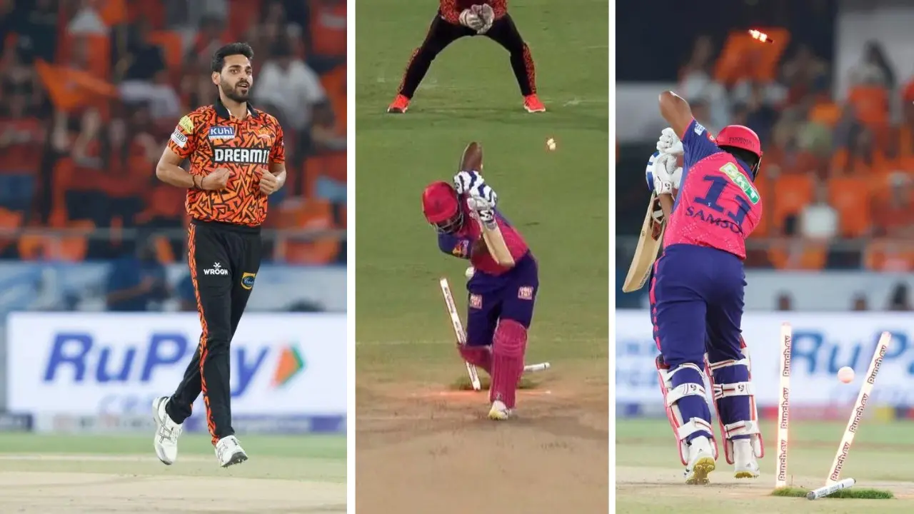 Bhuvneshwar Kumar dismisses Sanju Samson