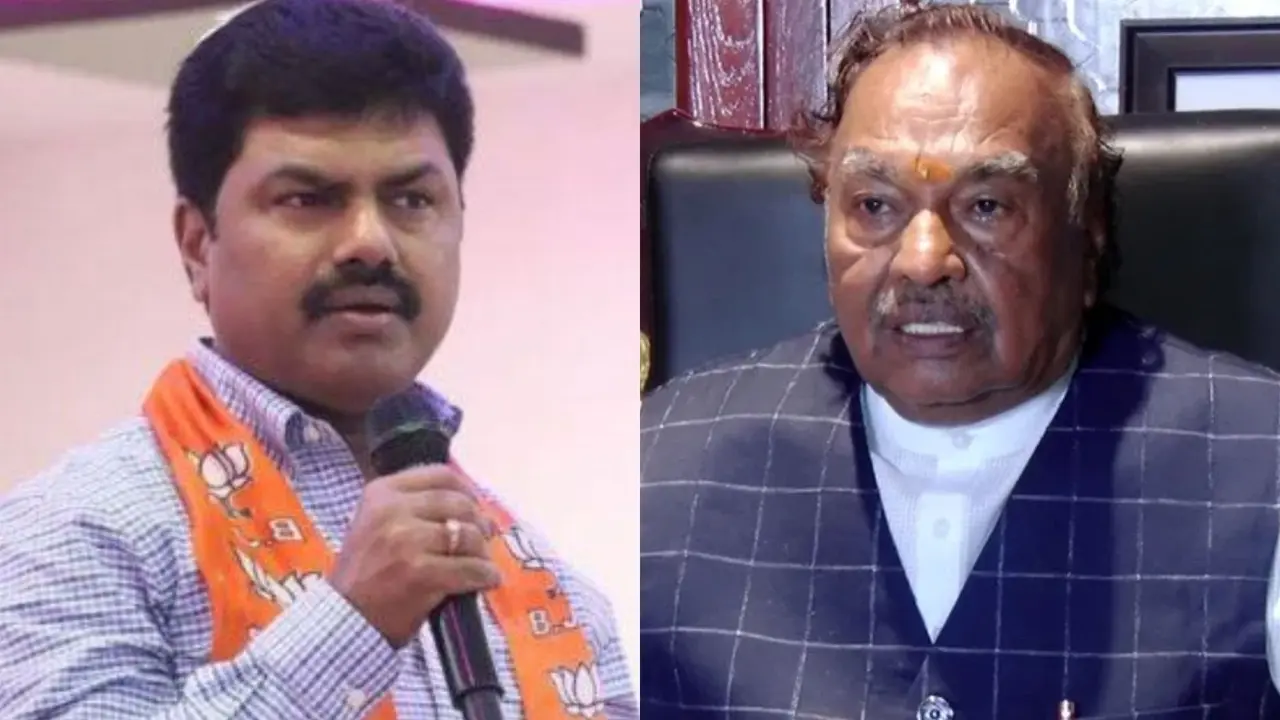 Shimoga Seat: Miffed Eshwarappa Mounts Challenge for BY Raghavendra At BJP's Fortress