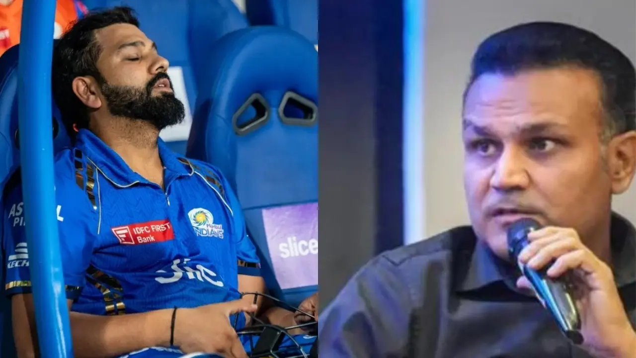 'When did he perform?': Virender Sehwag shares bold remark on Rohit Sharma's Mumbai Indians stint Rohit Sharma and Virender Sehwag