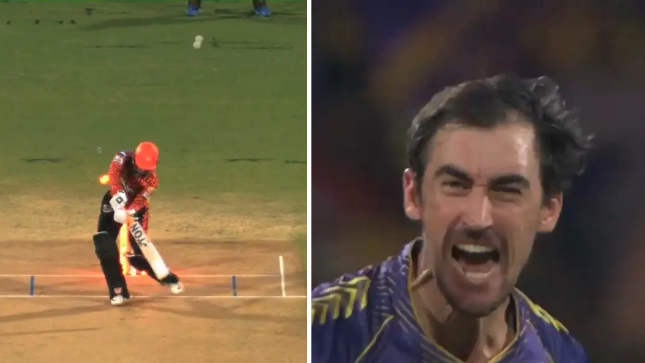 Mitchell Starc dismissed Abhishek Sharma