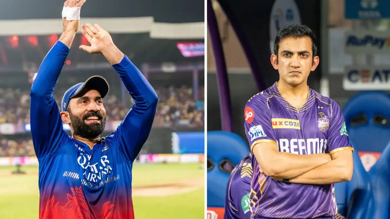 Dinesh Karthik and Gautam Gambhir