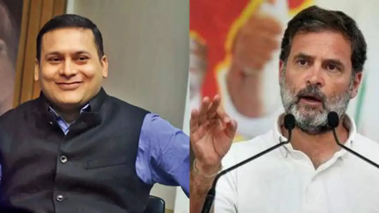 Amit Malviya and Rahul Gandhi