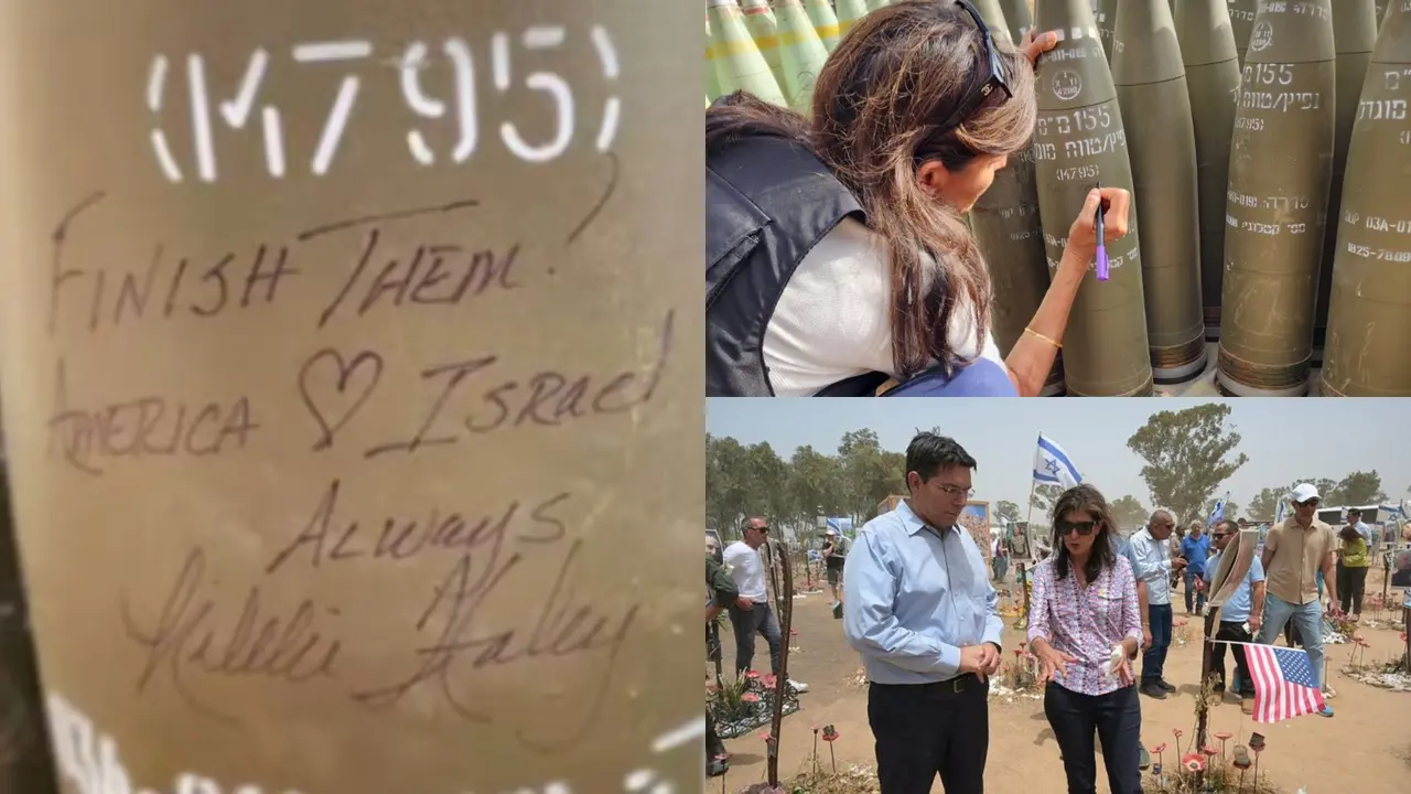 'Finish them, America Loves Israel': Nikki Haley Writes on Israeli Bomb Missiles Amid Rafah Attack 'Finish them, America Loves Israel': Nikki Haley Writes on Israeli Bomb Missiles Amid Rafah Attack