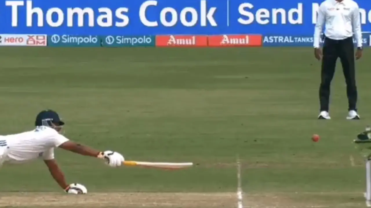 India vs England: Sarfaraz Khan pulls off DIVE OF THE CENTURY to survive a runout SCARE- WATCH Sarfaraz Khan