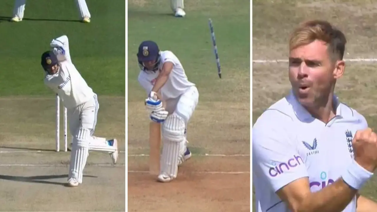 James Anderson and Shubman Gill