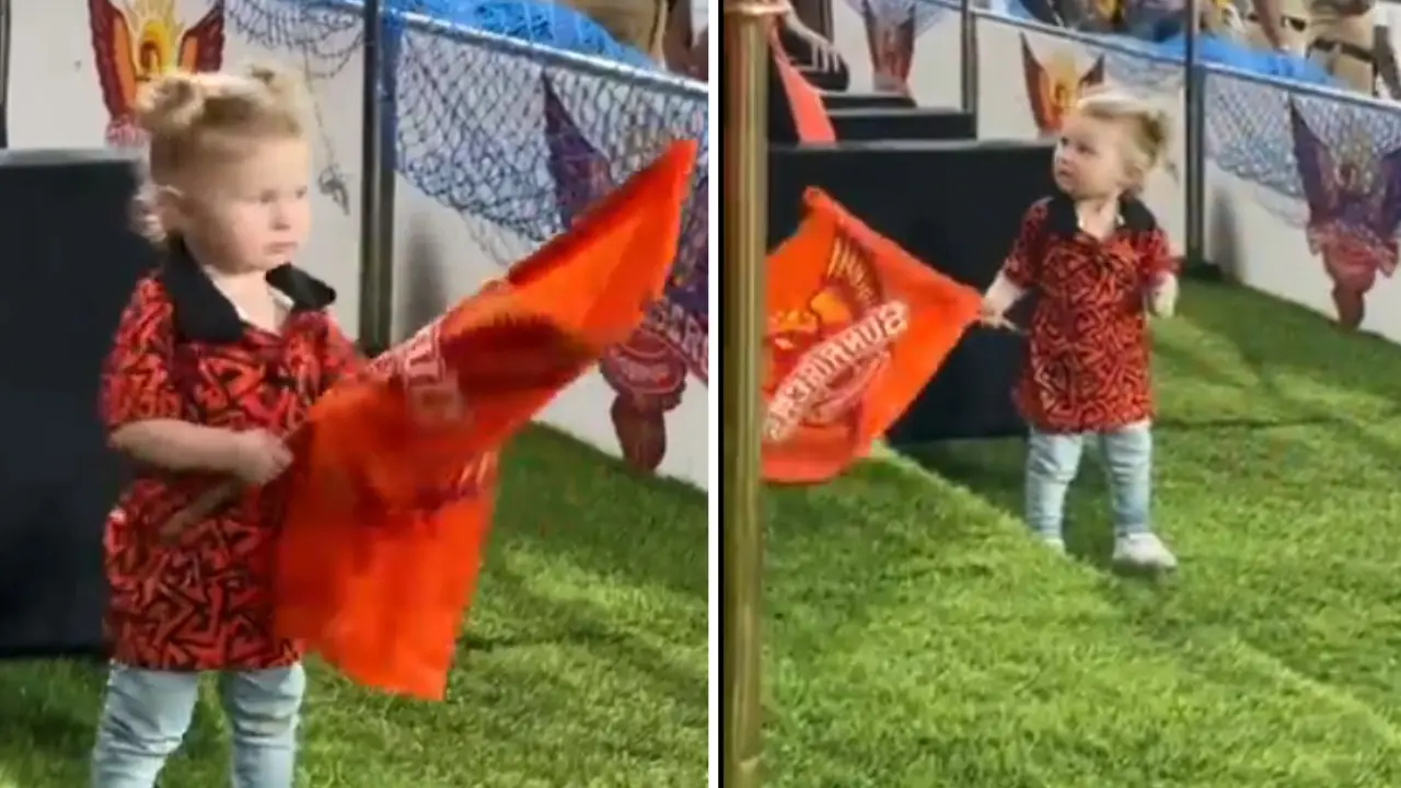 CUTEST VIDEO of the DAY: Heinrich Klaasen's daughter cheering for dad in SRH vs MI in Hyderabad Heinrich Klassen's daughter