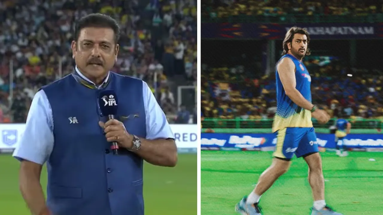 Ravi Shastri and MS Dhoni