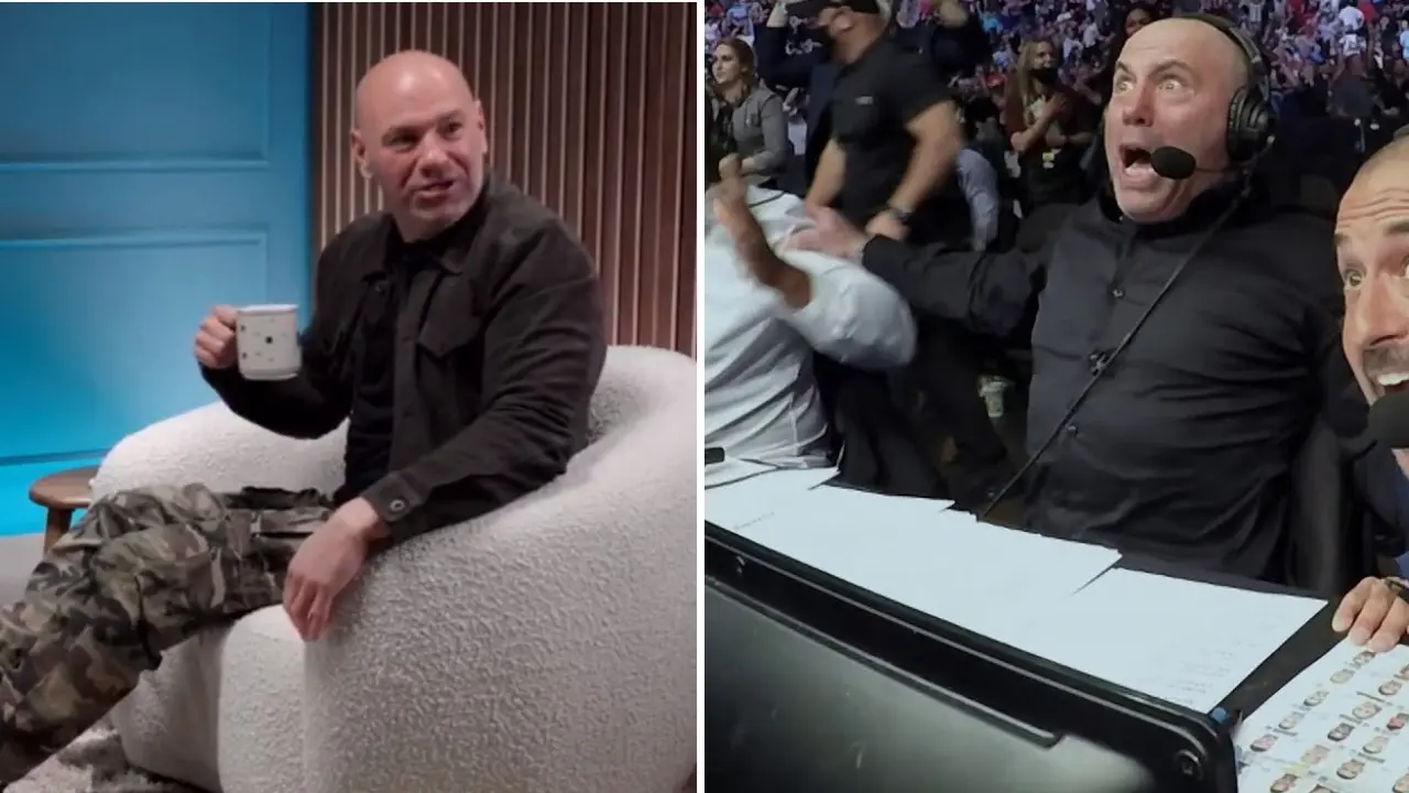 Podcaster invites UFC president Dana White to podcast but thinks he is Joe Rogan Dana White and Joe Rogan